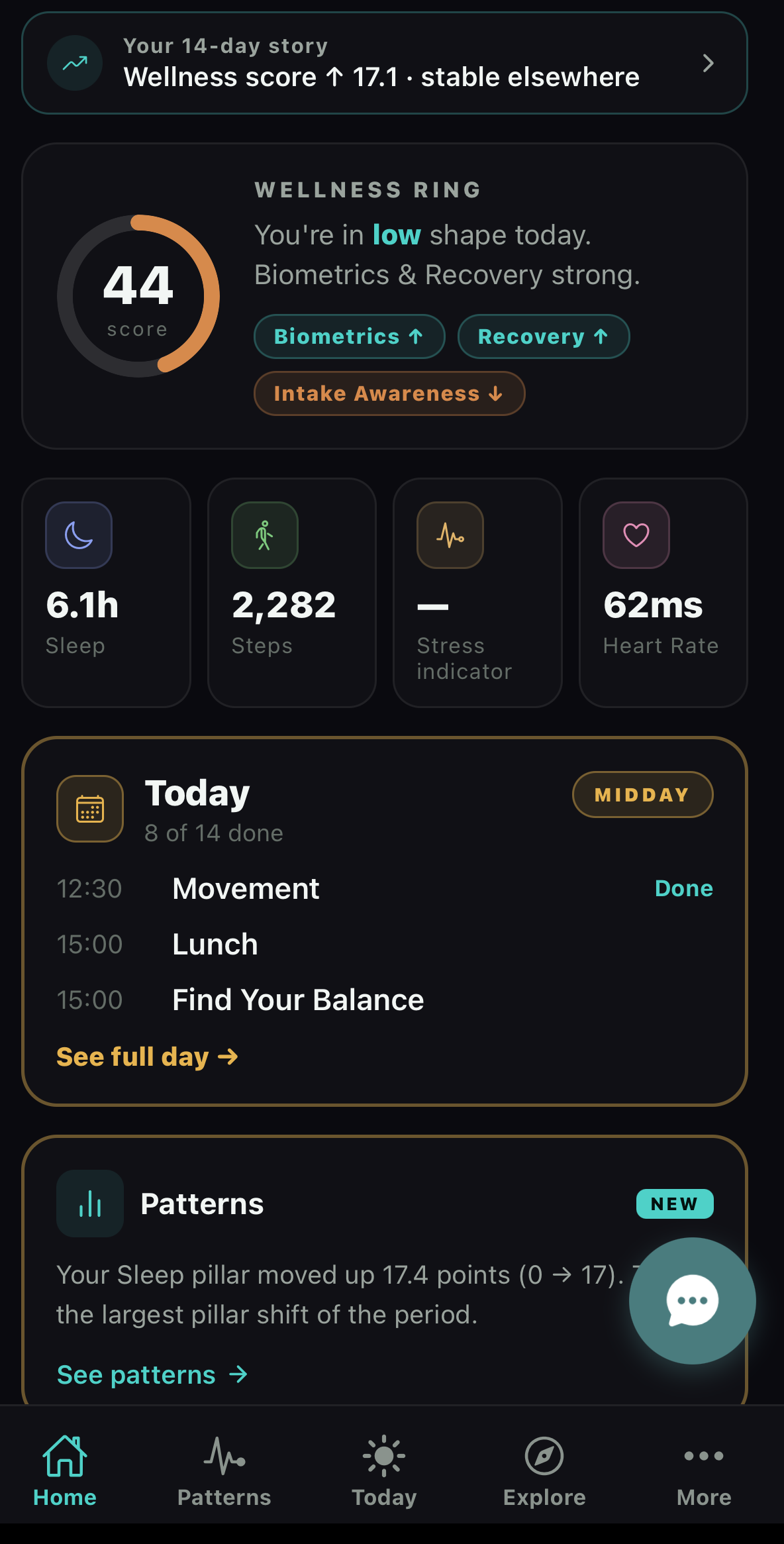 Balanz & Beonn app screen 1